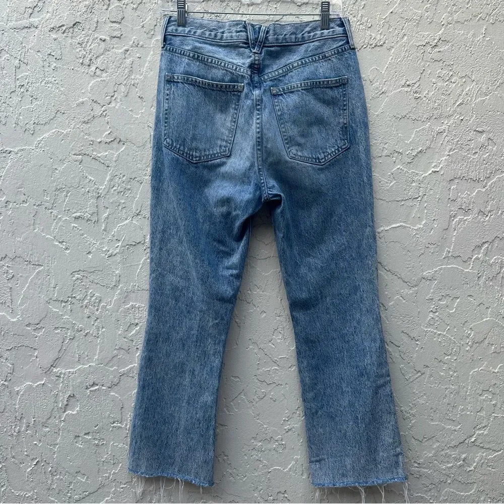 VERONICA BEARD Jeans Women 27 Carly Kick Flare High Rise Cotton_5